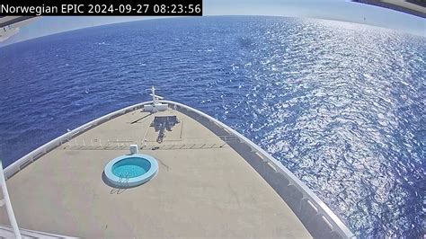 Webcam Norwegian Epic: Live at Sea